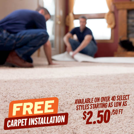 Free Carpet Installation